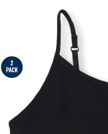 Lot de 2 camisoles basiques pour filles