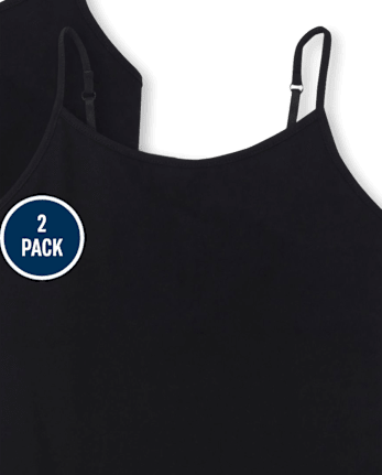 Lot de 2 camisoles basiques pour filles