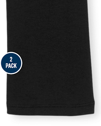 Lot de 2 pantalons à taille repliable pour fille