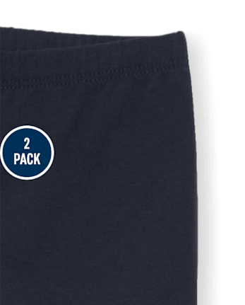 Lot de 2 leggings pour filles