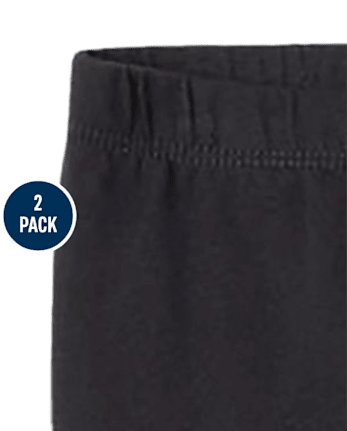 Lot de 2 leggings pour filles