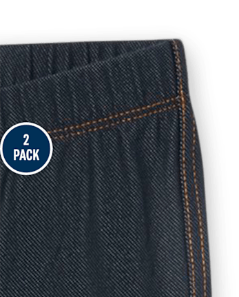 Lot de 2 leggings pour filles