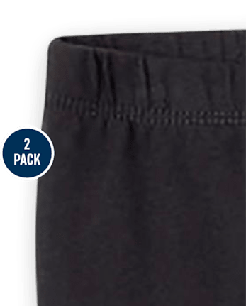 Lot de 2 leggings pour filles