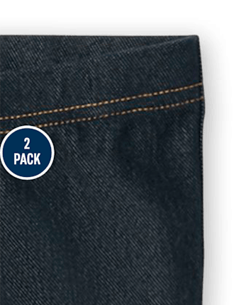 Lot de 2 leggings capri pour filles