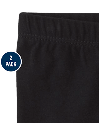 Lot de 2 leggings capri pour filles