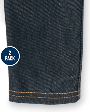 Lot de 2 leggings capri pour filles