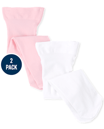 Lot de 2 collants bébé fille