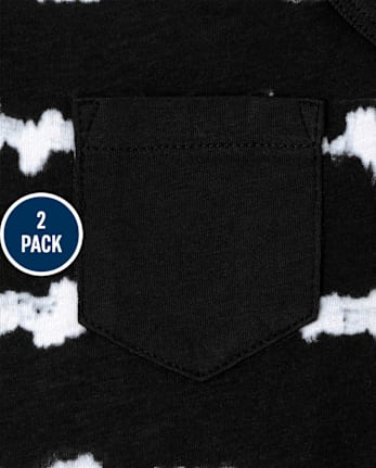 Pack de 2 camisetas sin mangas con bolsillo para niño