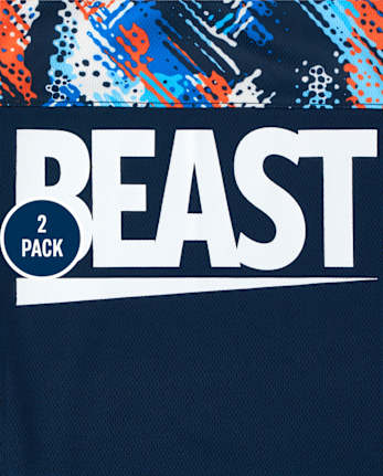 Boys Sports Performance Muscle Tank Top 2-Pack