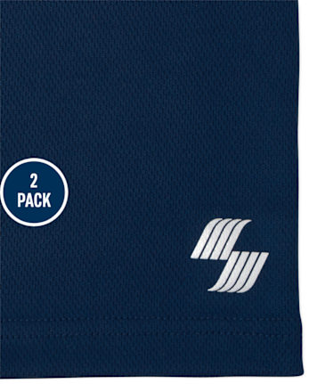 Boys Sports Performance Muscle Tank Top 2-Pack