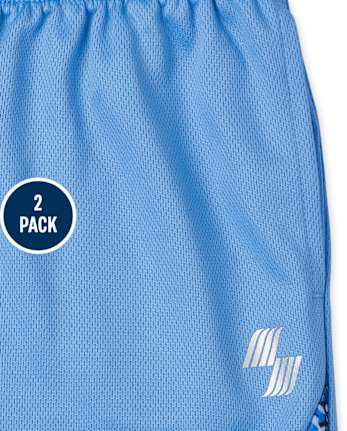 Lot de 2 shorts de basket-ball imprimés pour garçons