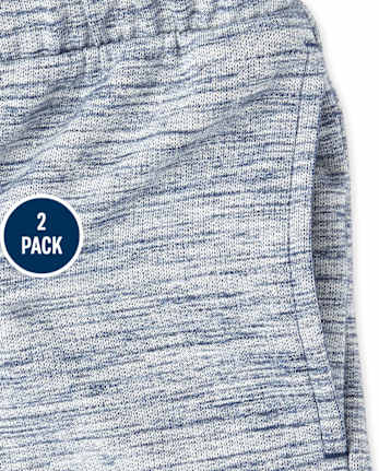 Lot de 2 shorts en French Terry pour garçon
