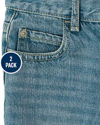 Lot de 2 shorts en jean pour garçon