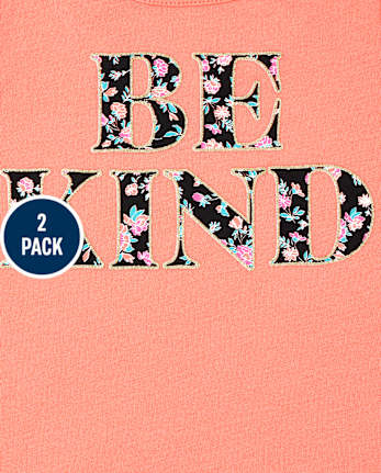 Lot de 2 débardeurs dos croisé pour fille