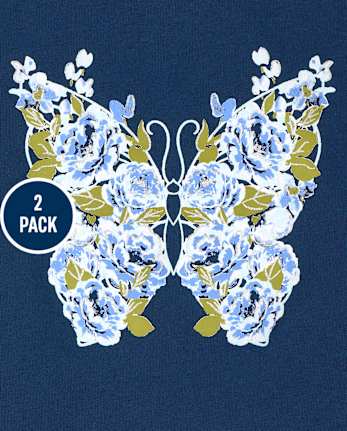 Girls Tie Front Tank Top 2-Pack