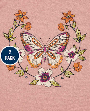 Girls Tie Shoulder Tank Top 2-Pack