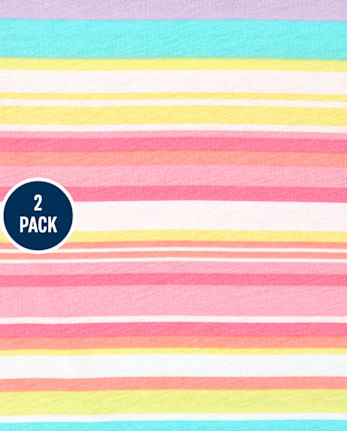 Vestido sin mangas para niña, paquete de 2