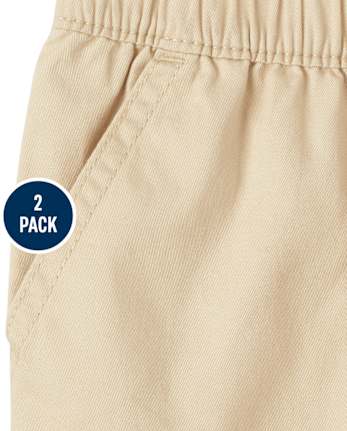 Girls Pull On Shorts 2-Pack