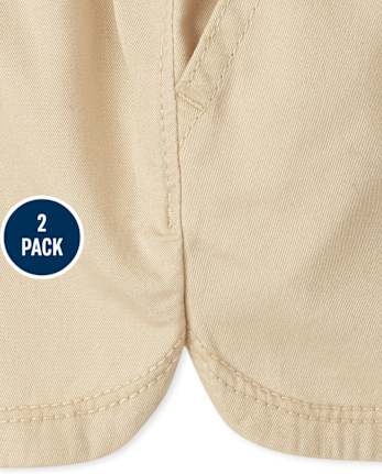 Girls Pull On Shorts 2-Pack