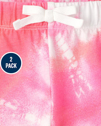 Lot de 2 shorts imprimés pour fille