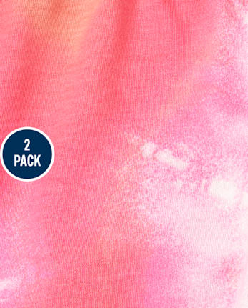 Lot de 2 shorts imprimés pour fille