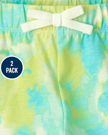 Lot de 2 shorts imprimés pour fille