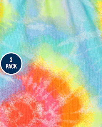 Lot de 2 shorts imprimés pour fille