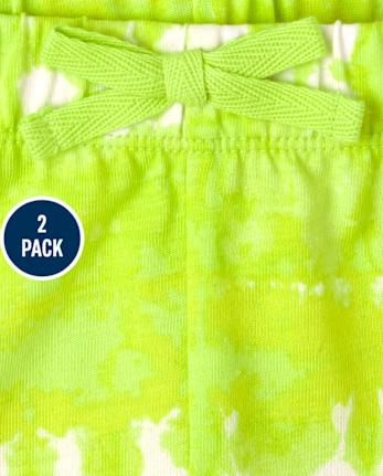 Lot de 2 shorts imprimés pour fille