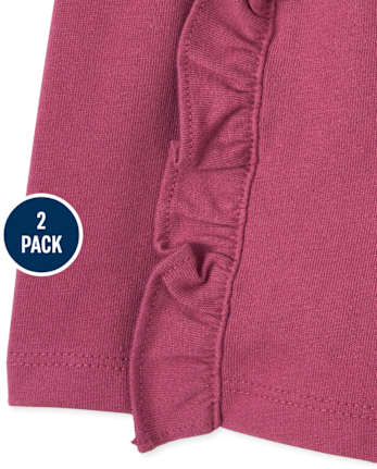 Girls Ruffle Shorts 2-Pack