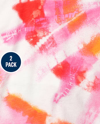 Girls Print Skort 2-Pack