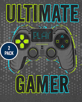 Boys Video Game Snug Fit Cotton Pajamas 2-Pack