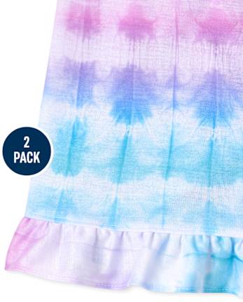 Girls Tie Dye Nightgown 2-Pack