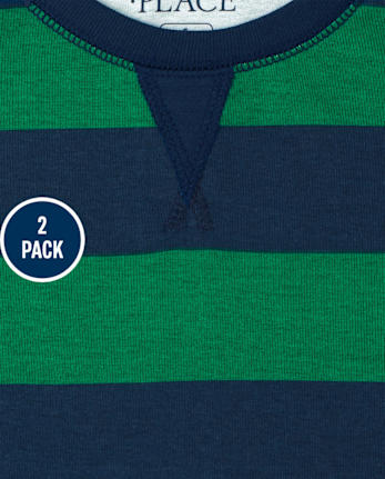 Boys Snug Fit Cotton Pajamas 2-Pack