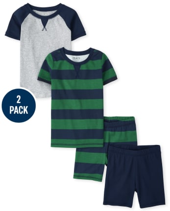 Boys Snug Fit Cotton Pajamas 2-Pack