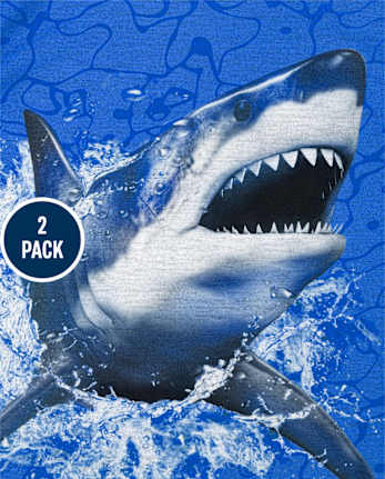 Boys Aloha Shark Pajamas 2-Pack