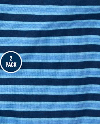 Lot de 2 pyjamas en coton ajustés Dino pour bébés et tout-petits garçons