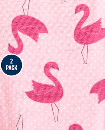 Baby And Toddler Girls Mommy And Daddy Snug Fit Cotton Pajamas 2-Pack