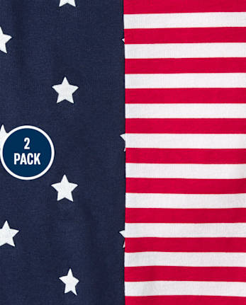 Baby Boys Americana Romper 2-Pack