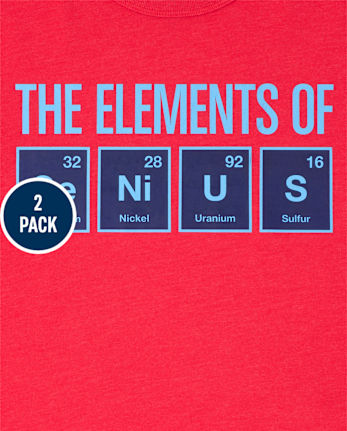 Boys Genius Graphic Tee 2-Pack