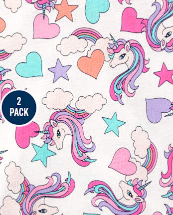 Girls Print Everyday Dress 2-Pack