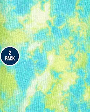 Paquete de 2 vestidos diarios con estampado para niñas