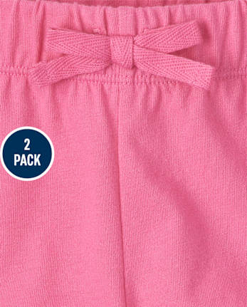 Lot de 2 shorts étoiles pour filles