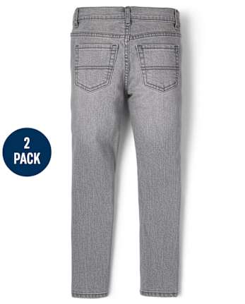 Boys Skinny Jeans 2-Pack - Slim