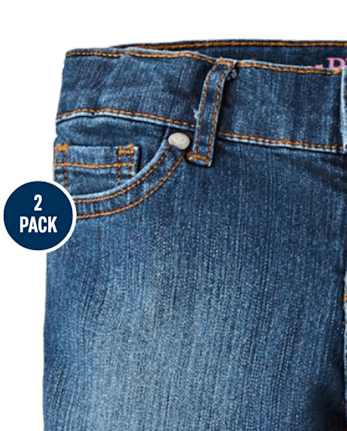 Lot de 2 jeans super skinny pour fille - Slim