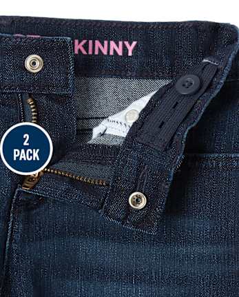 Girls Skinny Jeans 2-Pack - Plus