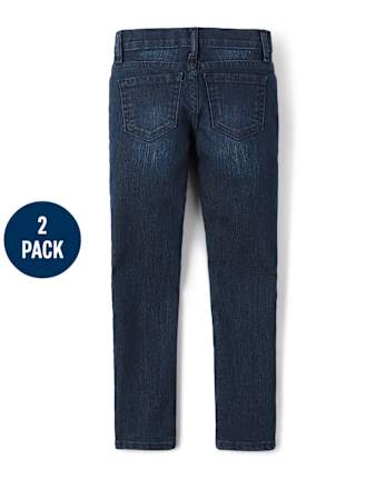 Girls Skinny Jeans 2-Pack - Plus