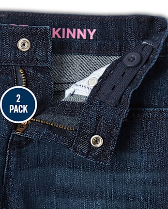 Girls Skinny Jeans 2-Pack - Plus