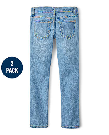 Girls Skinny Jeans 2-Pack - Plus