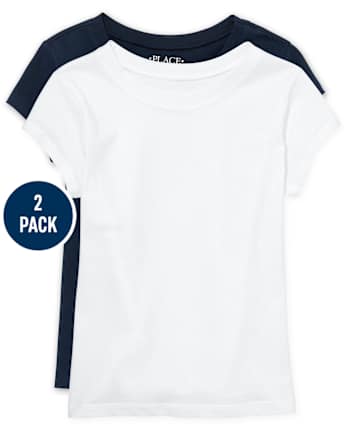 Lot de 2 t-shirts pour fille - Plus
