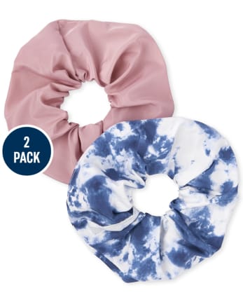 Girls Tie Dye Scrunchie 2-Pack